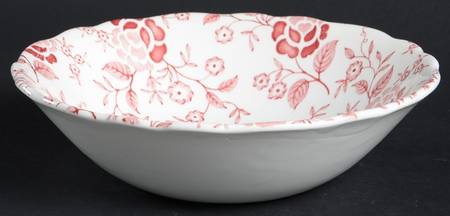 Victoria Red Coupe Cereal Bowl