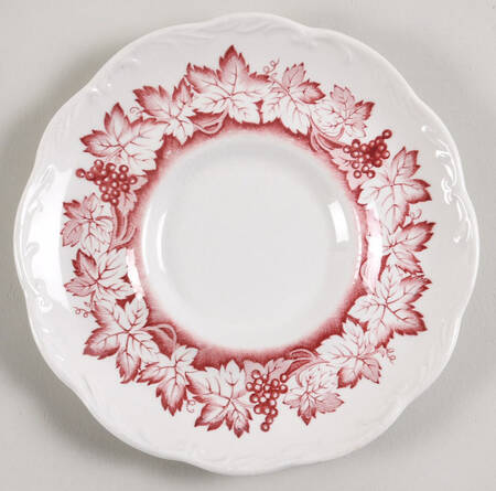 Vine Red (Pink) Saucer