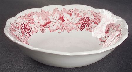 Vine Red (Pink) Fruit/Dessert (Sauce) Bowl