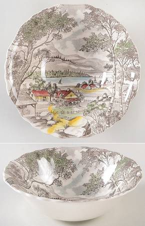 Welcome Home (Cream Background) 8" Round Vegetable Bowl