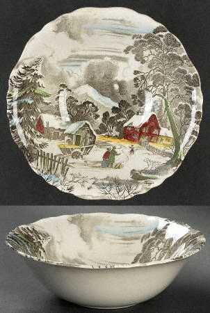 Welcome Home (Cream Background) 8" Round Vegetable Bowl