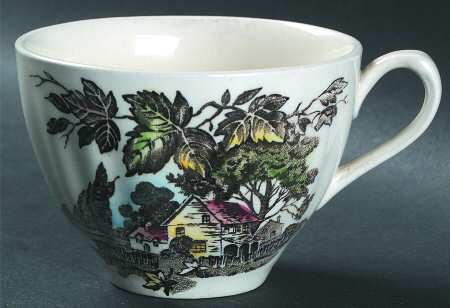Welcome Home (Cream Background) Flat Cup