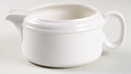White Ice Gravy Boat