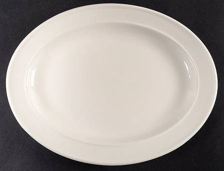 White Ice 11" Oval Serving Platter
