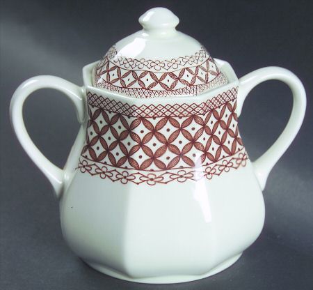 Wicker Brown Sugar Bowl & Lid