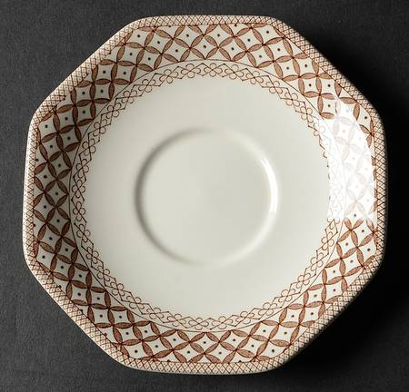 Wicker Brown Saucer