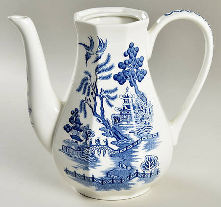 Willow Blue Coffee Pot No Lid