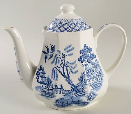 Willow Blue Teapot & Lid