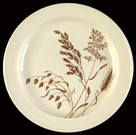 Windswept Brown Dessert/Pie Plate
