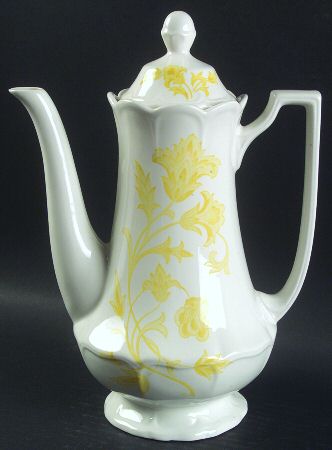 Windsong Yellow Coffee Pot & Lid