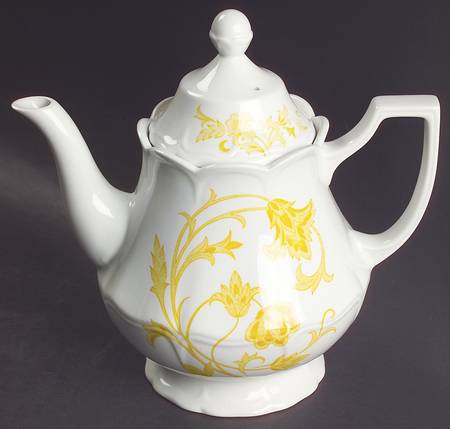 Windsong Yellow Teapot & Lid