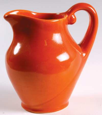 200 Poppy Orange (Glossy, Rim) 32 Oz Pitcher