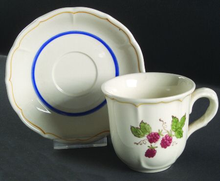 American Heritage Flat Cup & Saucer Set