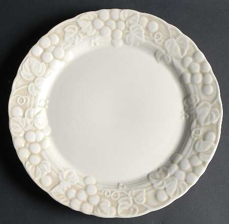 Antique Grape White 12" Chop Plate (Round Platter)