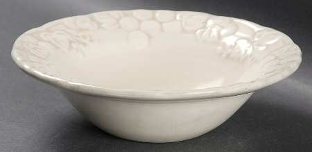 Antique Grape White Rim Cereal Bowl