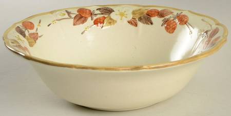 Autumn Berry 9" Round Vegetable Bowl