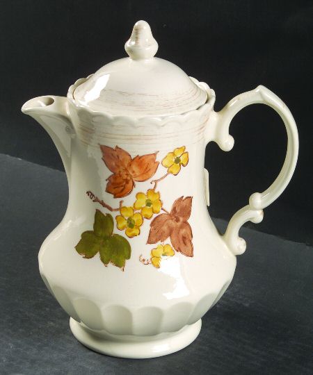 Autumn Leaves Coffee Pot & Lid