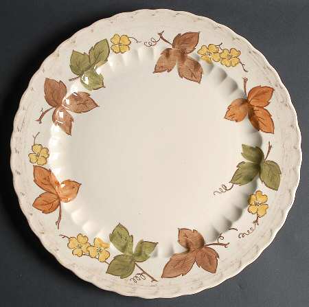 Autumn Leaves 14" Chop Plate (Round Platter)