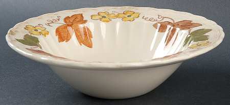 Autumn Leaves 8" Round Vegetable Bowl