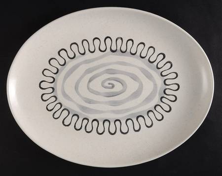 Aztec 13" Oval Serving Platter