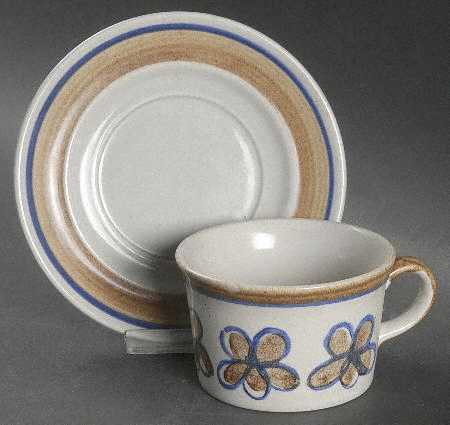 Bandero Flat Cup & Saucer Set