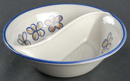 Bandero 8" Round Divided Vegetable Bowl