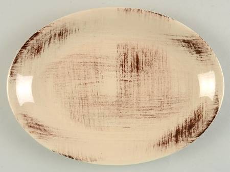 Barkwood 11" Oval Serving Platter
