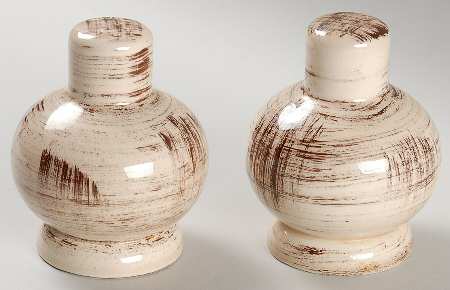 Barkwood Salt & Pepper Set