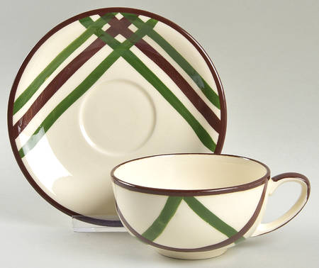 Bel Air Flat Cup & Saucer Set