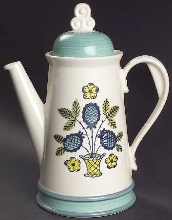 Blueberry Provincial Coffee Pot & Lid