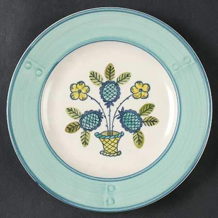 Blueberry Provincial Bread & Butter Plate