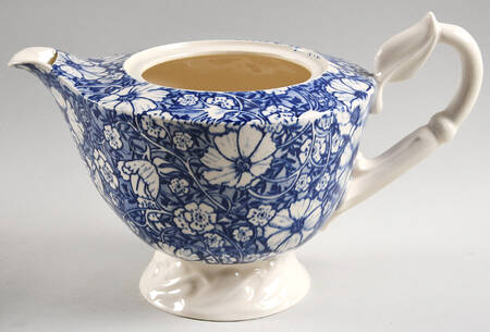 Blossom Time Blue Teapot No Lid