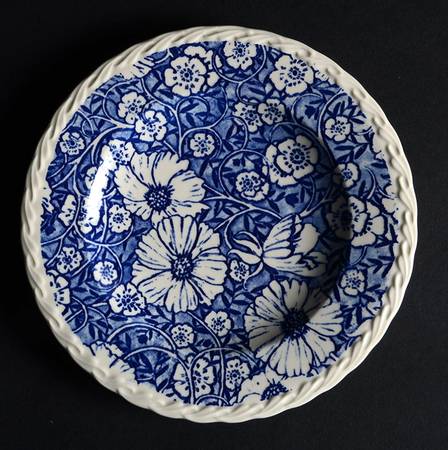 Blossom Time Blue Bread & Butter Plate