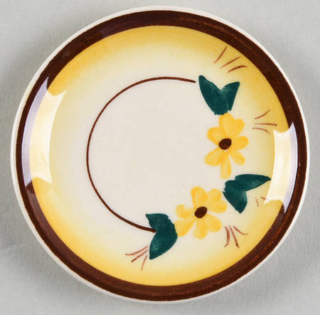 Brown Eyed Susan (Montecito Shape) Butter Pat