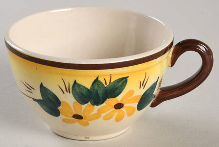 Brown Eyed Susan (Montecito Shape) Flat Demitasse Cup