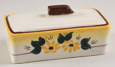 Brown Eyed Susan (Montecito Shape) Lid for 1/4 Lb Butter
