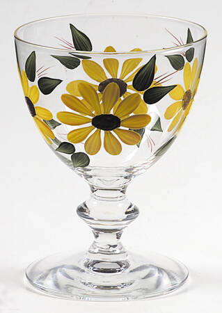 Brown Eyed Susan (Montecito Shape) Glassware Wine