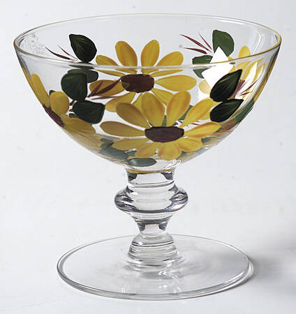 Brown Eyed Susan (Montecito Shape) Glassware Sherbet