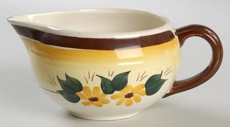Brown Eyed Susan (Montecito Shape) Gravy Boat