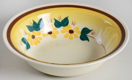 Brown Eyed Susan (Montecito Shape) Rim Cereal Bowl