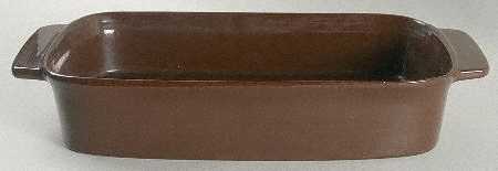 Brown Stone 14" Rectangular Baker