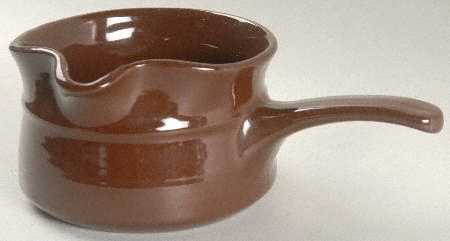 Brown Stone Gravy Boat