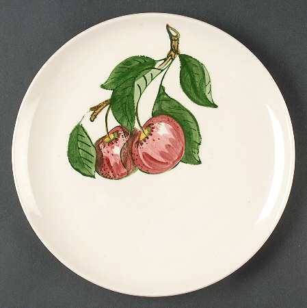 California Apple Luncheon Plate