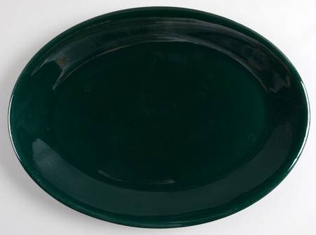 Casual California Green 13" Oval Serving Platter