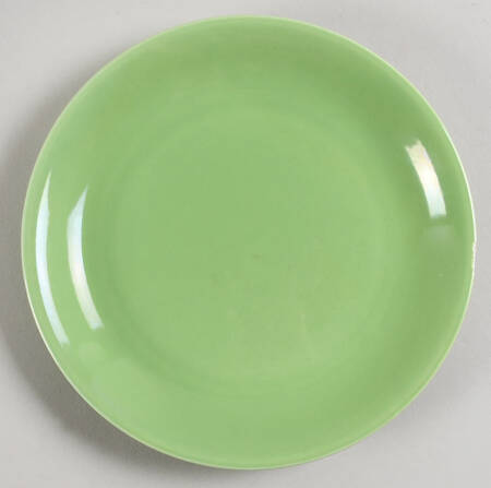 Casual California Lime Green Salad Plate