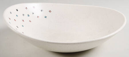 California Confetti 9" Round Vegetable Bowl