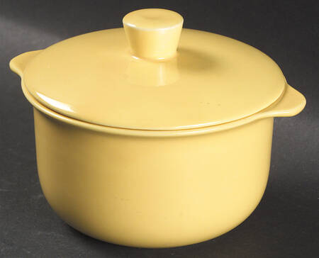 Casual California Yellow Individual Casserole & Lid