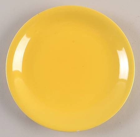 Casual California Yellow Salad Plate