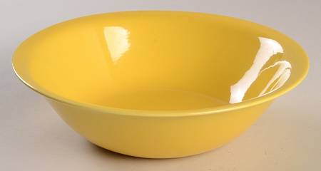 Casual California Yellow 8" Round Vegetable Bowl