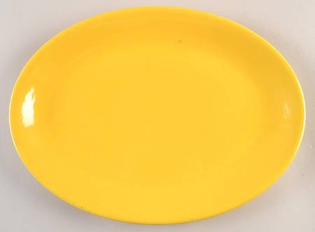 Casual California Yellow 13" Oval Serving Platter
